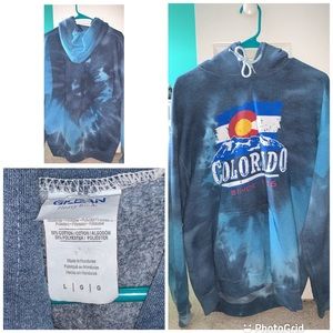 tie-dye colorado sweatshirt